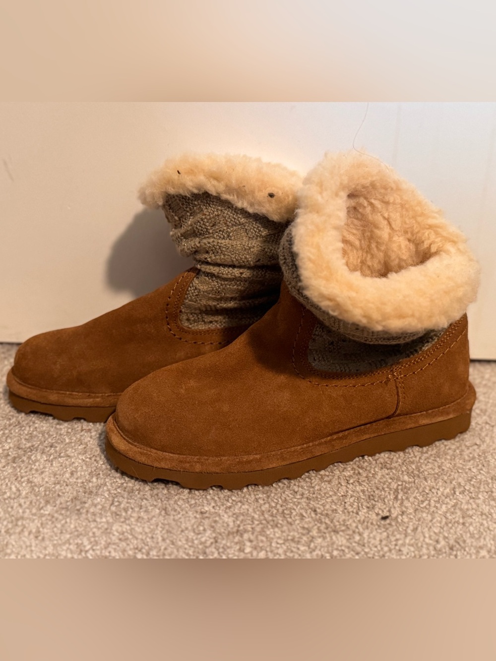 Women’s Bearpaw Virginia 7” Tall Slouchy Winter Bootie - Size 9 - Picture 2 of 8